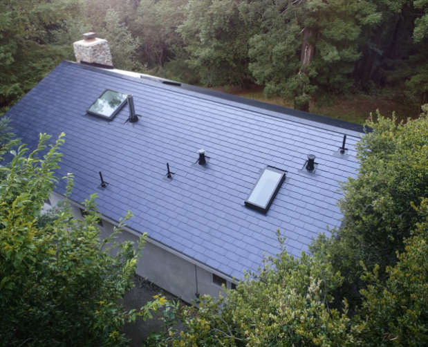 来来欣赏下特斯拉设计的太阳能屋顶