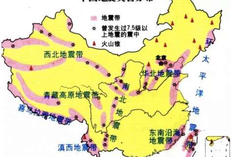 甘肃地震带地震史