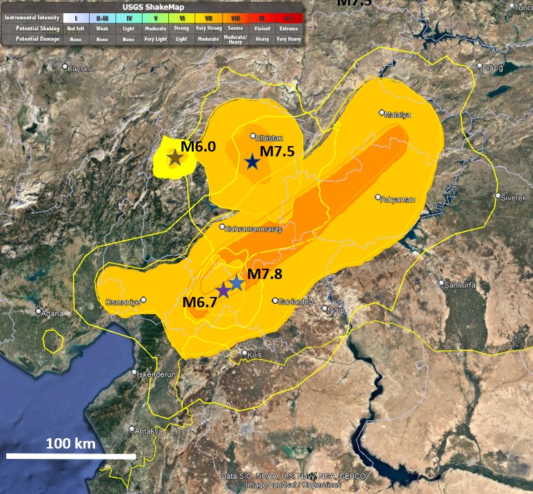 震惊世界的土耳其双强震（M7.8和M7.5）与区域构造特征