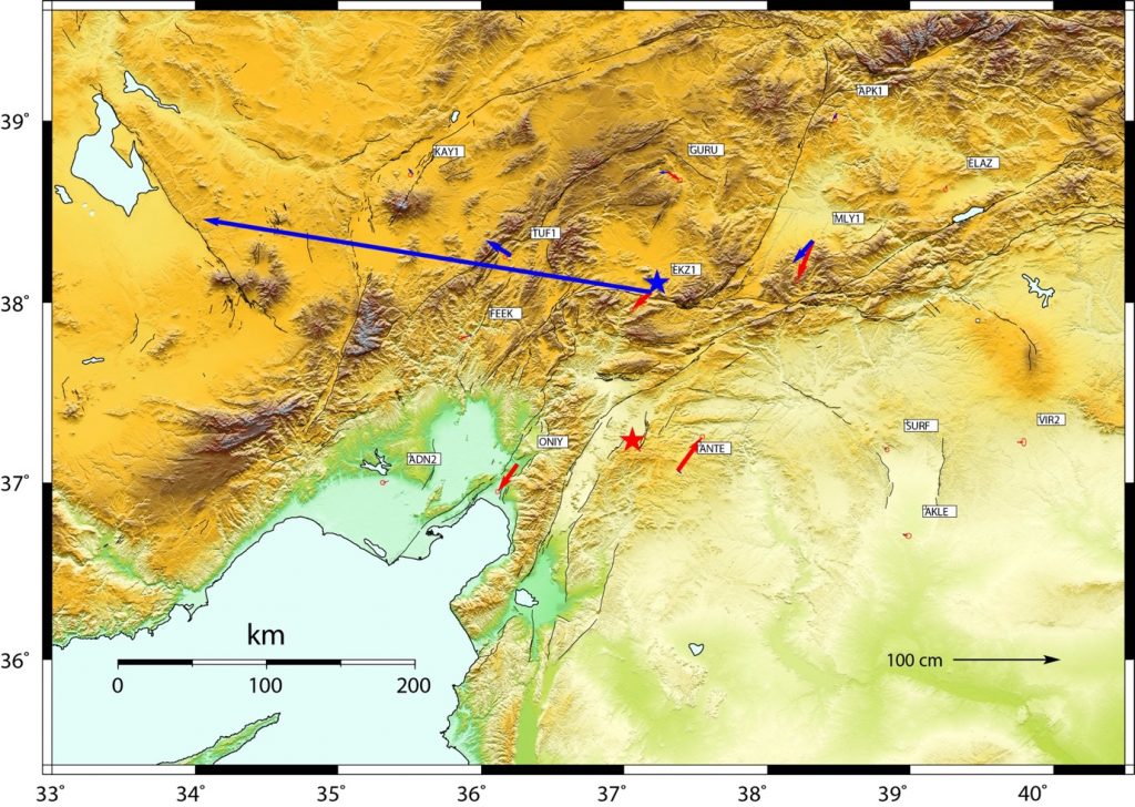 震惊世界的土耳其双强震（M7.8和M7.5）与区域构造特征